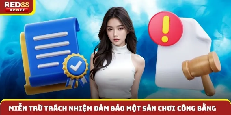 Miễn trừ trách nhiệm đảm bảo một sân chơi công bằng